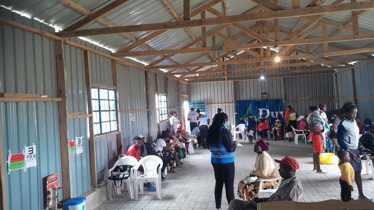 Community health outreach during the dispensary medical camp
